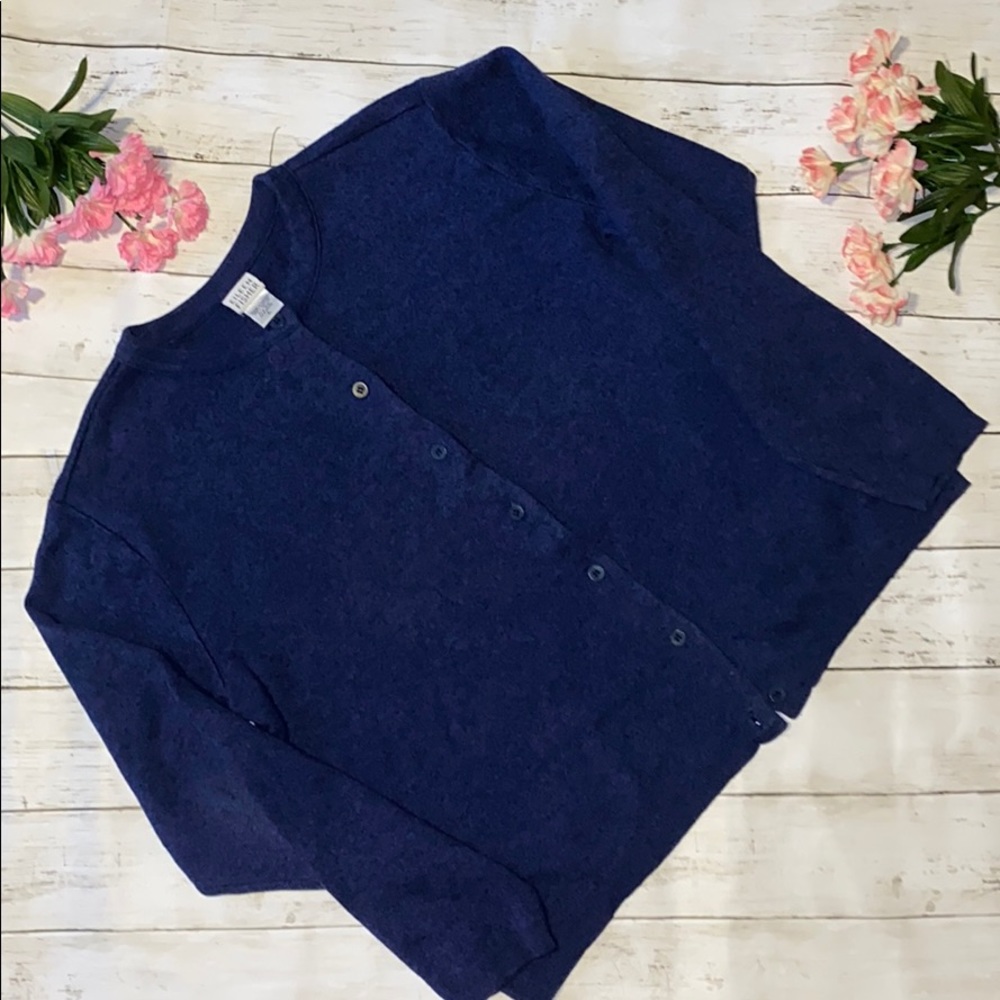 Eileen Fisher Long Sleeve Sweater Cardigan Top L